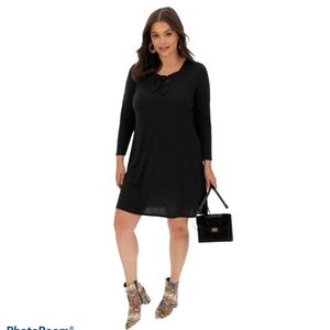 Simple be Long Sleeve Swing Dress Size 18